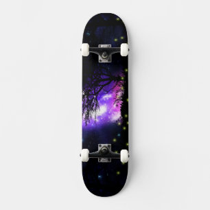 Magische Milchstraßenkarte Skateboard