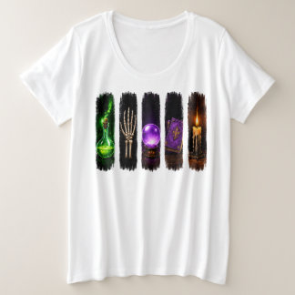 Magische Mixtur, Himmelshexenschmuck Große Größe T-Shirt