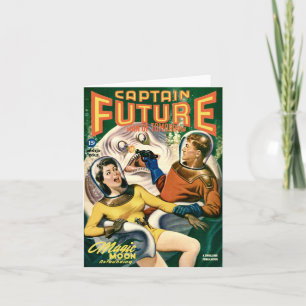 Magische Mond-Gruß-Karte Karte