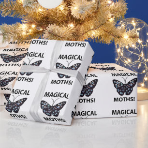 Magische Motten Schmetterlinge Geschenkpapier