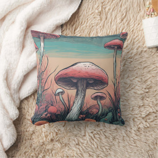 Magische Mushroom Meadow D20 Kissen