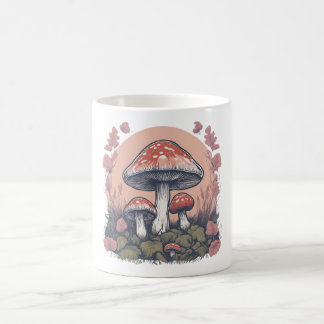 Magische Mushroom-Wiese D12 Kaffeetasse