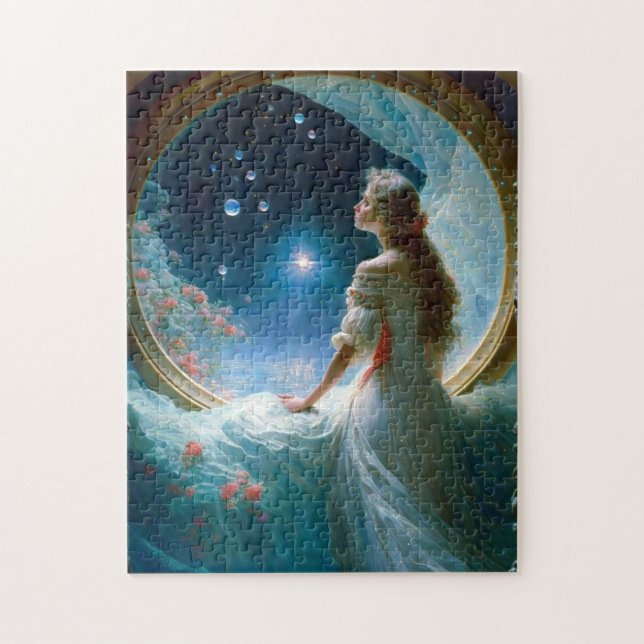Magische Nacht Szene Fantasy Art (Vertikal)
