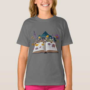 Magische Natur & Kätzchen-Kinder-T-Shirt – Whimsic T-Shirt