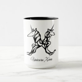 Magische Niedliche Monogramm X Einhorn Xena oder I Tasse