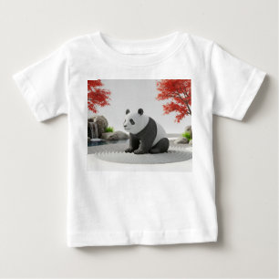 Magische Panda-Statue erwacht im Zen-Garten Baby T-shirt