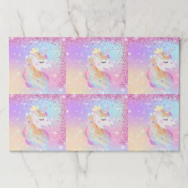 Magische Party Einhornpapier-Tischsets