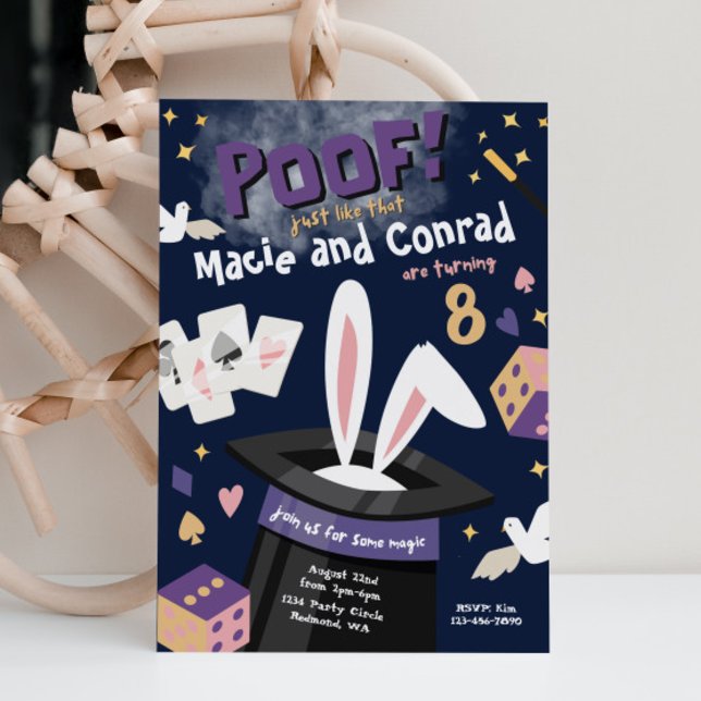 Magische Party Einladung | Gemeinsame Einladung zu (Von Creator hochgeladen)