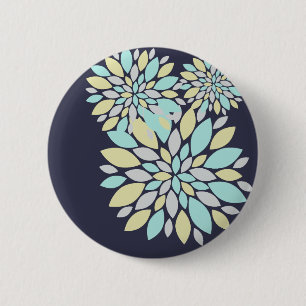 Magische Pastellfarbige Blütenblätter Button