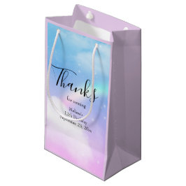 Magische Pastelwolken und Regenbogen Vielen Dank Kleine Geschenktüte