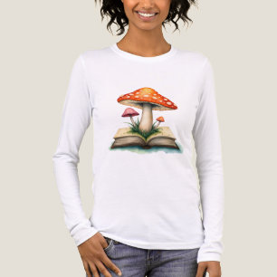 Magische Pilze & Buch – Fantasie-Natur-Illustratio Tri-Blend Shirt