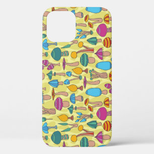 Magische Pilze Doodle Nahtloses Muster Case-Mate iPhone Hülle