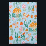 Magische Pilze Niedliche Schmetterlinge Schnecken Geschirrtuch<br><div class="desc">Ich hoffe, Sie mögen dieses skurrile Muster. Fügen Sie Ihren eigenen Text hinzu, um ihn anzupassen, wenn Sie möchten. Karo in meinem Shop für mehr passende Artikel und andere Muster. Danke für den Einkauf mit mir!</div>