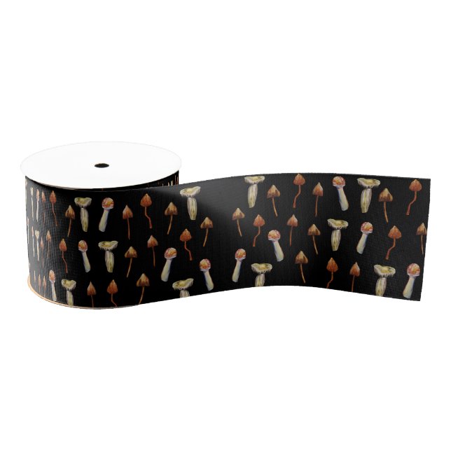 Magische Pilze Ripsband (Spule)