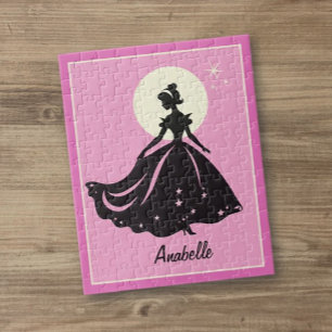 Magische Prinzessin Sillouette Personalisiert