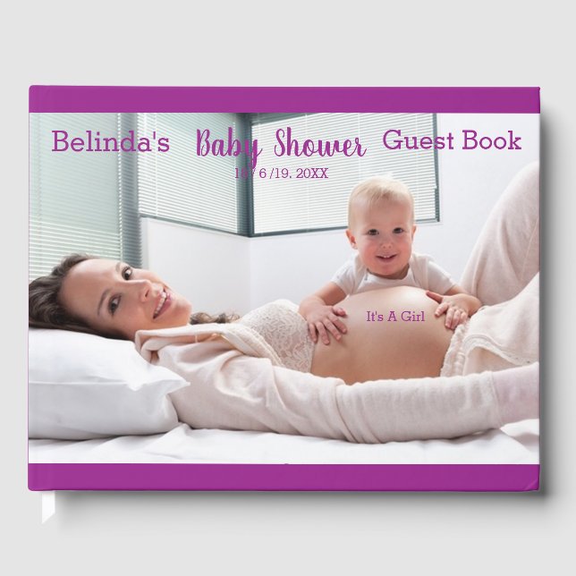Magische Rainbow Baby Showkollektion Gästebuch (Vorderseite)