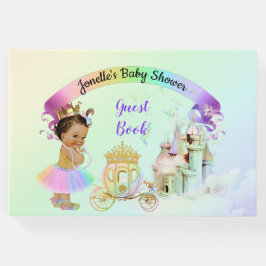 Magische Rainbow-Prinzessin-Burgbeförderung Gästebuch