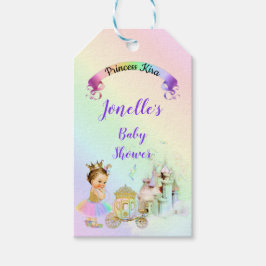 Magische Rainbow-Prinzessin-Burgbeförderung Geschenkanhänger