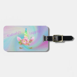 Magische Regenbogen-Einhorn-Gepäckanhänger Gepäckanhänger