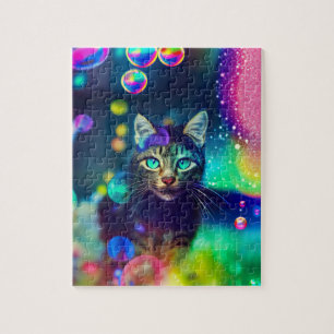 Magische Regenbogenkatze - Jigsaw Puzzle