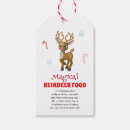 Magische Rentier-Futter-Weihnachtsgeschenkanhänger Geschenkanhänger