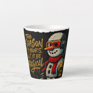 Magische Saison Snow-Bro Latte Tasse Funky Weihnac