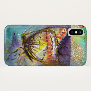 MAGISCHE SCHALTFLÄCHE IN BLAUEN GOLDEN GLITZERN Case-Mate iPhone HÜLLE