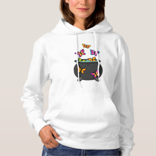 Magische Schmetterlinge aus einem Kessel Hoodie