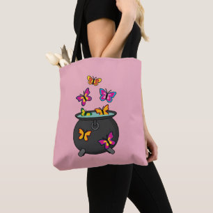 Magische Schmetterlinge aus einem Kessel Tasche