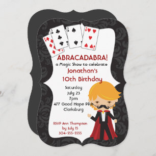 Magische Show Einladung