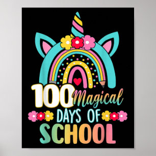 Magische Tage der Unicorn-Regenbogenlehrer Stu Poster