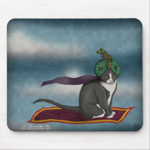Magische Teppich-Katze, mousepad