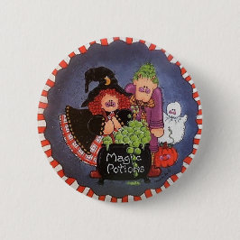 Magische Trank-Knopf-Button Button
