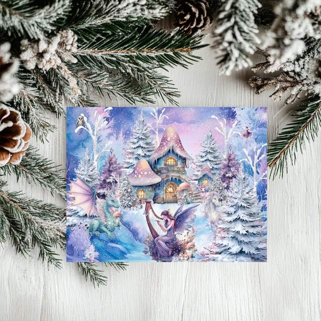 Magische und Whimsikale Weihnachtszucht Feiertagskarte (Von Creator hochgeladen)