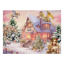 Magische und Whimsikale Weihnachtszucht Poster