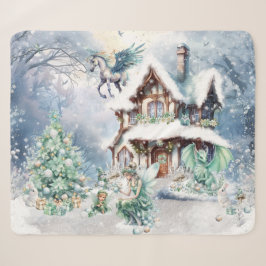 Magische und Whimsikale Weihnachtszucht Sherpadecke