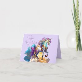 Magische Unicorn Fantasiewolken romantisieren Gebu