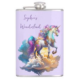 Magische Unicorn Fantasiewolken romantisieren Gebu Flachmann