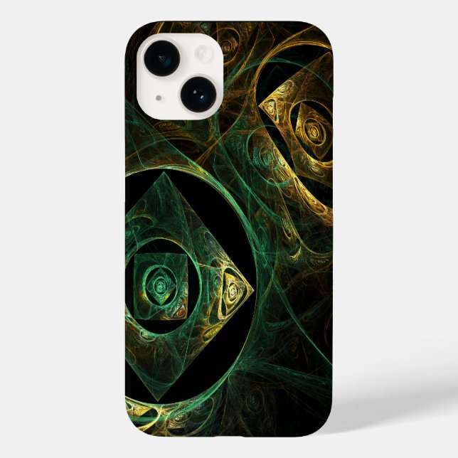 Magische Vibrationen Abstrakt Art Case-Mate iPhone 14 Hülle (Rückseite)