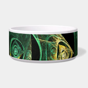 Magische Vibrationen Abstrakt Art Dog Bowl Napf