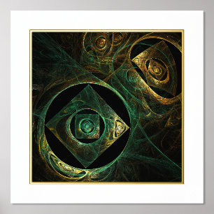 Magische Vibrationen Abstrakt Art Foliendrucke