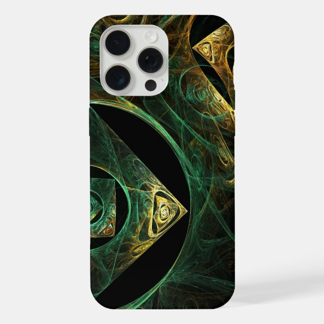Magische Vibrationen Abstrakt Art iPhone 15 Pro Max Hülle (Rückseite)
