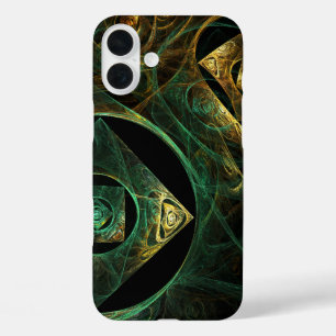 Magische Vibrationen Abstrakt Art iPhone 16 Plus Hülle