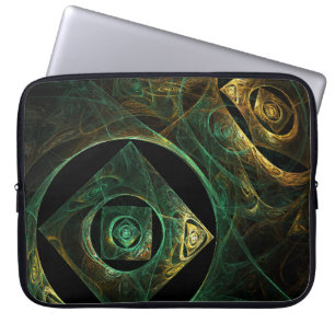Magische Vibrationen Abstrakt Art Laptop-Sieb Laptopschutzhülle