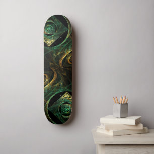 Magische Vibrationen Abstrakt Art Skateboard