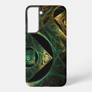 Magische Vibrationen Abstrakte Fraktal-Kunst-Desig Samsung Galaxy Hülle