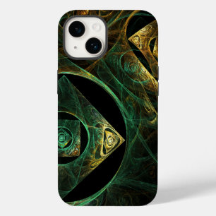 Magische Vibrationen Abstrakte Fraktal-Kunstgestal Case-Mate iPhone 14 Hülle