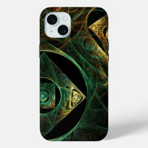 Magische Vibrationen Abstrakte Fraktal-Kunstgestal Case-Mate iPhone Hülle