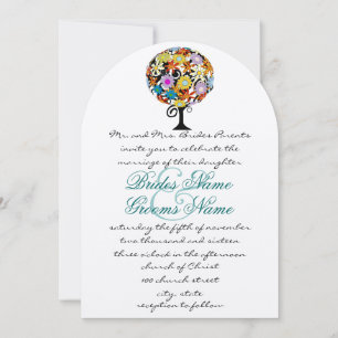 Magische Wald-Kreis-der-Liebe-Hochzeitseinladungen Einladung
