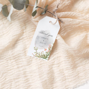 Magische Waldflora Gastgeschenk Hochzeit Geschenkt Geschenkanhänger